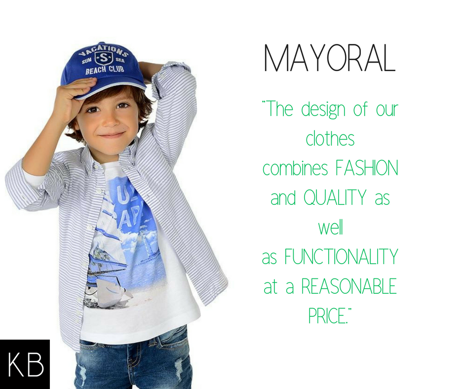 MAYORAL The Spanish brand with a big personality at a great price Kinder Boutique