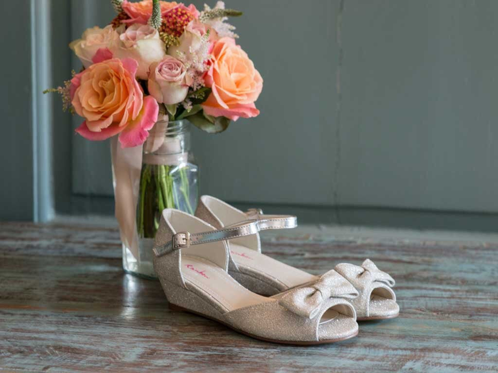 Rainbow club flower girl on sale shoes