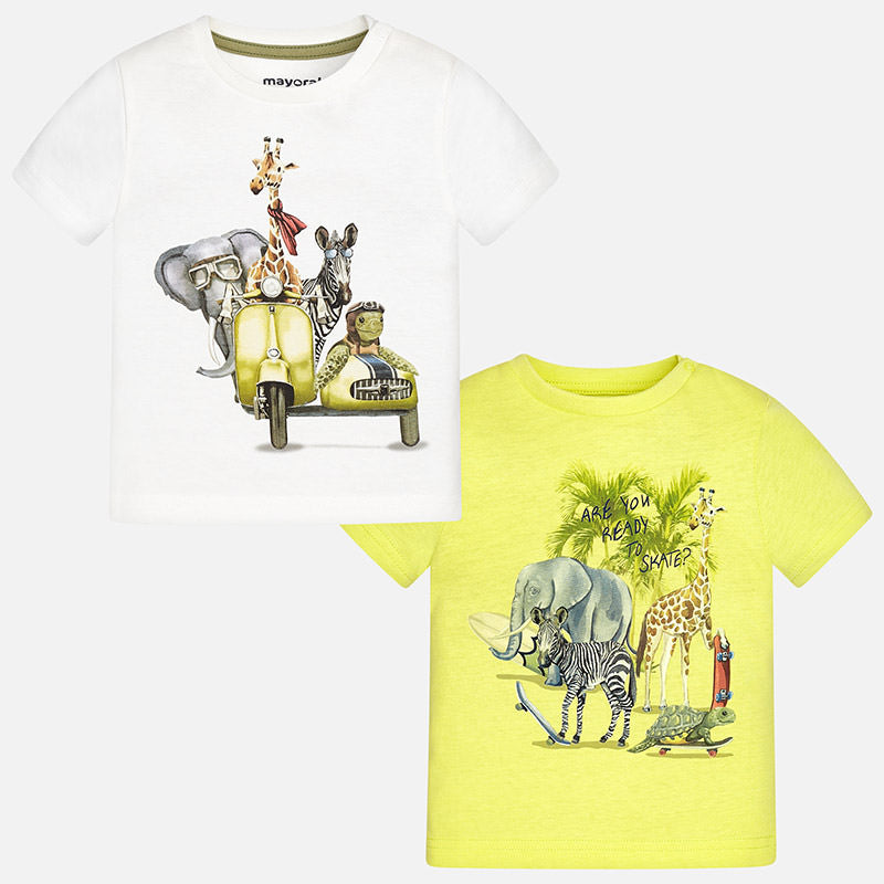Set Of 2 Printed T-Shirts