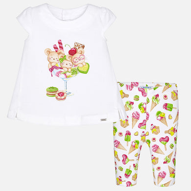 Ice Cream Leggings Set