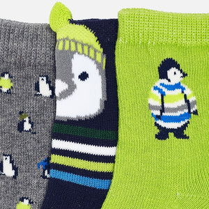 Baby Boys Socks Pack Penguin Detail
