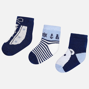 Baby Boys Detailed Socks Pack