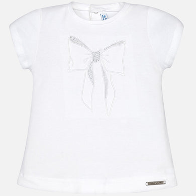 Girls Bowed T-Shirt