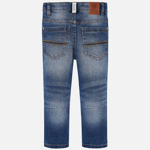 Boys Denim 5 Pocket Detailed Adjustable Waist Slim Fitting Jeans