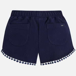 Girls Shorts with Edged Detail