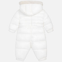 Baby Microfibre Pram/Snowsuit..Padded with Super Soft Lining and Fur Trimmed Hood and Detatchable Mitts