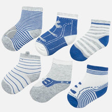 Baby Boys Socks 6 pack Assorted Designs