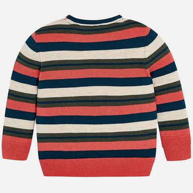 Boys Fine Knit Striped Jumper