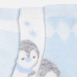 Baby Boys Penquin Detailed Socks Pack
