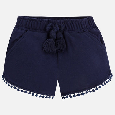 Girls Shorts with Edged Detail