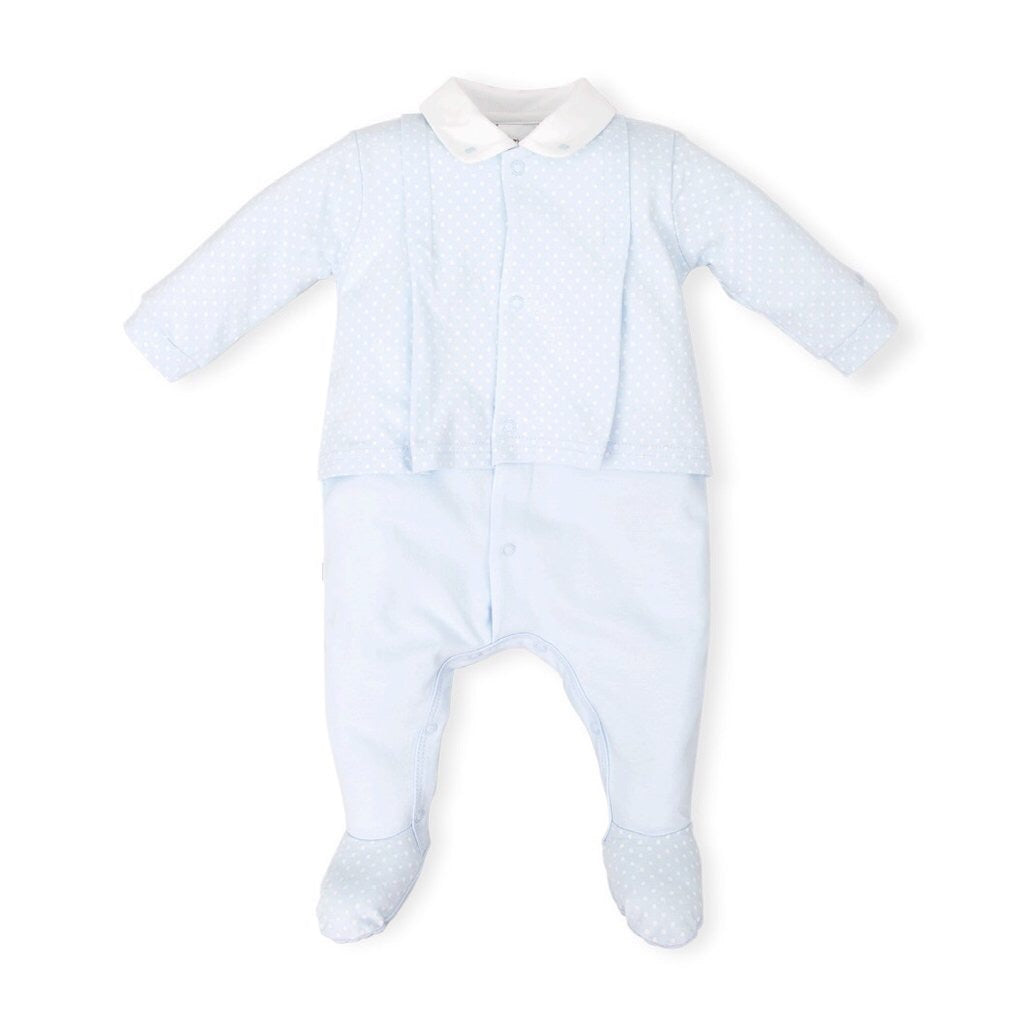 Baby Boys Print Detailed Top Cotton Romper