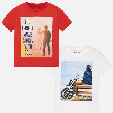 Boys Printed T-Shirts (pack of 2)