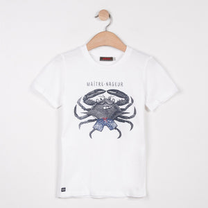 Boys T-Shirt McCrabe Crab Print