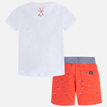 Boys Shorts and Printed T-Shirt Set