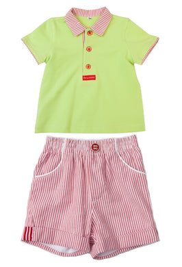 Shorts and Polo Shirt Set